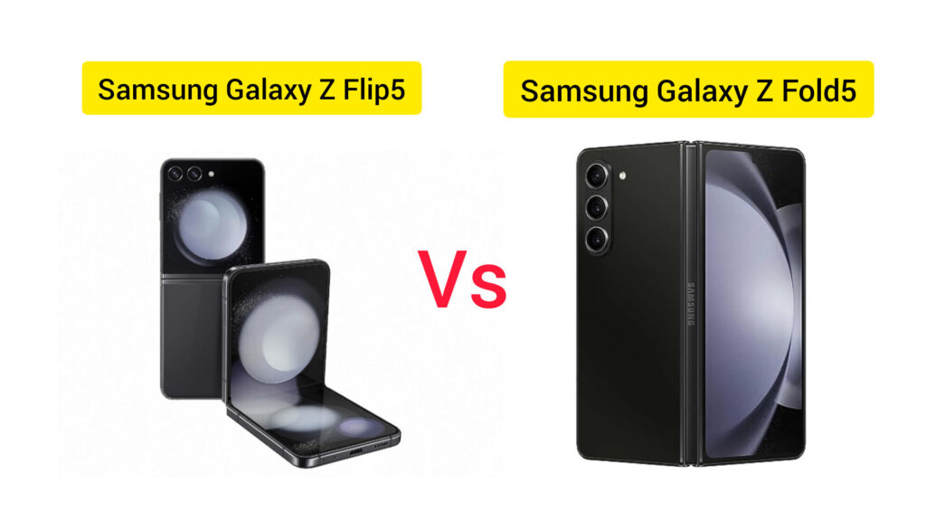 Samsung Galaxy Z Flip5 vs Samsung Galaxy Z Fold5